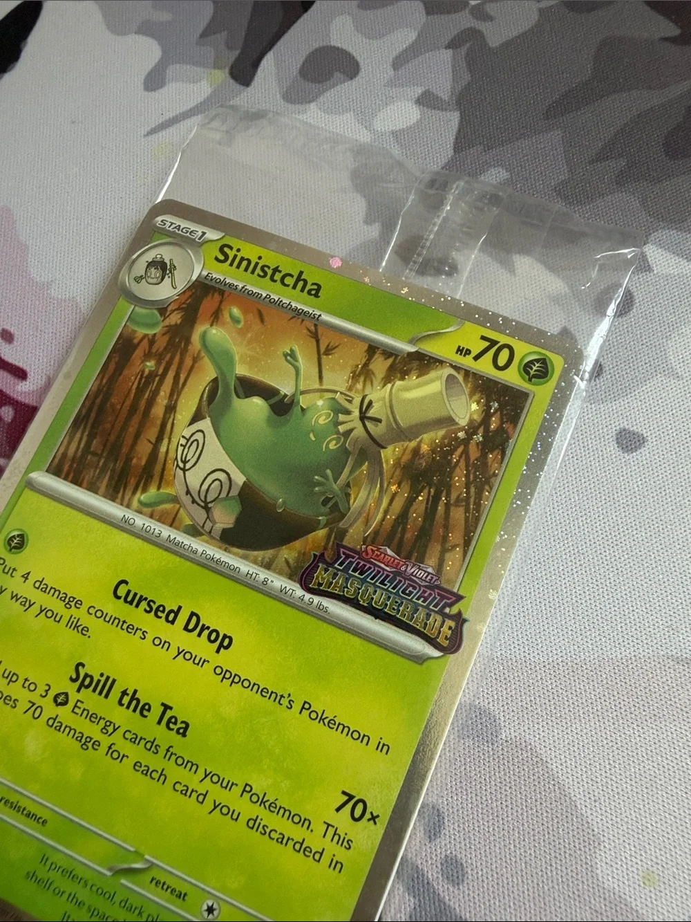 Sealed Pokémon Twilight Masquerade Sinistcha 022/167 Best Buy Promo Mint ✨5/$25✨